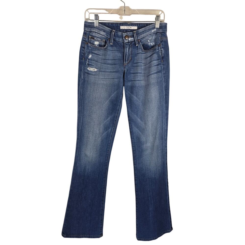 Joe's Jean's Rocker Fit Whiskering Distressed Bootcut Women's Jean's 26